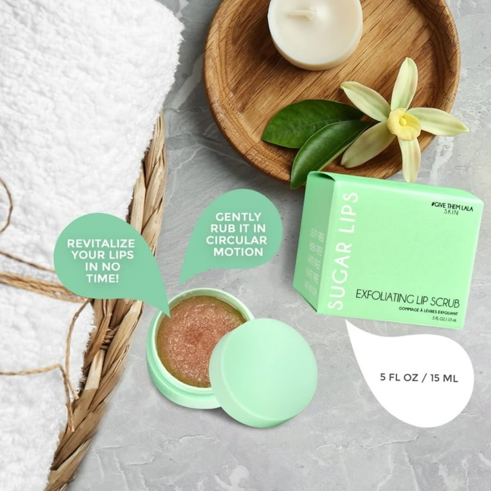 🆕 Give them Lala skin exfoliating lip scrub 15ml